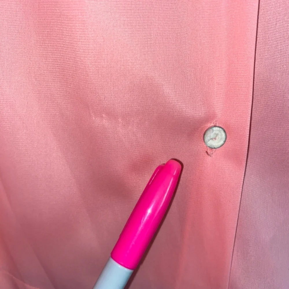 Vintage VANITY FAIR Coral Peach Pajama Set Size Small? Pajamas See Measurements